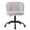 White Lamb's Wool, variant on Impressions Vanity Rylee Swivel Vanity Chair, 360 Degree Rotating Makeup Seat (White Velvet)