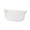A006- White, variant on Round Cotton Rope Storage Basket Blue Woven with Knotted Handles for Countertop Home Decor