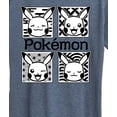 thumbnail image 3 of Pokémon - Wagara Grid Pikachu  - Women's Short Sleeve Graphic T-Shirt, 3 of 5