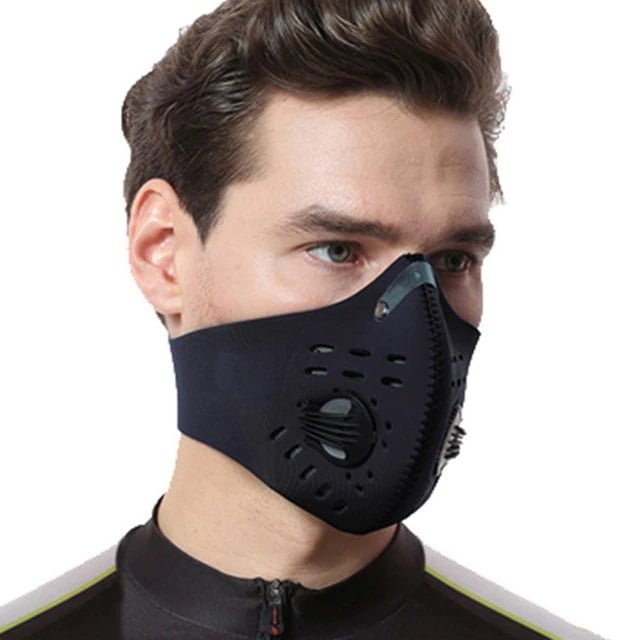 CPG - Reusable Washable Neoprene Face Mask with Air Breathing Valve and ...