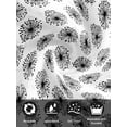 thumbnail image 7 of Black Dandelion Cloth Napkins Set of 6 Reusable Dinner Napkins, Farmhouse Botanical Blossom Cocktail Napkin Washable Table Napkins for Wedding/Holiday Party/Baby Shower 20"x20", 7 of 7