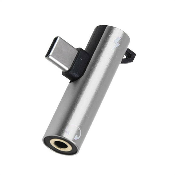 NARABB Adapter Charge and Headphone 2 in 1 Type-C to 3.5mm Aux Audio USB C Cable