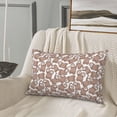thumbnail image 5 of Goofa brown sloth family Pattern Pillow Case – Plush & Soft Cushion Cover, Hypoallergenic Throw Pillow Case for Comfortable Sleep with Envelope Closure-20"x30", 5 of 6