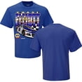 thumbnail image 3 of Chase Elliott 2020 Napa NASCAR Finish Line Blue T-Shirt, 3 of 3