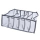 thumbnail image 3 of Divisor de cajón plegable, organizador de ropa interior, contenedor de sujetadores de malla plegable, cajas de almacenamiento de armario de primera línea, 3 of 12