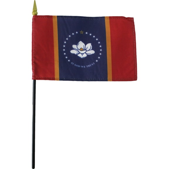 Mississippi - 4" x 6" Stick Flag (2021)