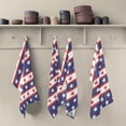 thumbnail image 4 of GZHJMY Patriotic Star Kitchen Dish Towel Set of 6, Super Absorbent Soft Drying Cloth Tea Bar Towels, 28"x 18", 4 of 6