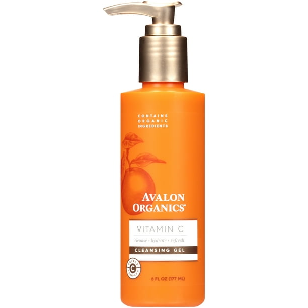 Avalon Organics Vitamin C Cleanser Gel, 6 fl.oz.