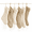 Charming, variant on 6 Large Cable Knit Christmas Stockings Lovely Neutral Brown 18 and 15 Inch Sizes