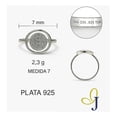 thumbnail image 2 of Anillo De Circulos Con Zirconias Para Mujer De Plata 925, 2 of 5