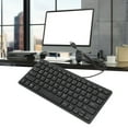 thumbnail image 1 of Russian French German Keyboard, USB Wired Keyboard, Ultra Thin 78 Keys Compact Keyboard, for PC, Computer, Desktop, 1 of 7
