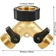 thumbnail image 2 of Grifo doble para lavadora ZHCH distribuidor en Y de 2 vías 6 pulgadas, 2 of 5
