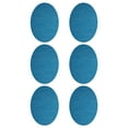 thumbnail image 1 of Manteles Individuales Billuyoard Ovalados Resistente A Las Manchas 6 Piezas Azul 45*32.5 cm, 1 of 6