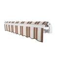 thumbnail image 3 of AWNTECH 14x10 Maui Left Motor Patio Retractable Awning Outdoor Canopy Sun Shade Without Aluminum Protective Hood, Brown and Terra Stripe, 3 of 3