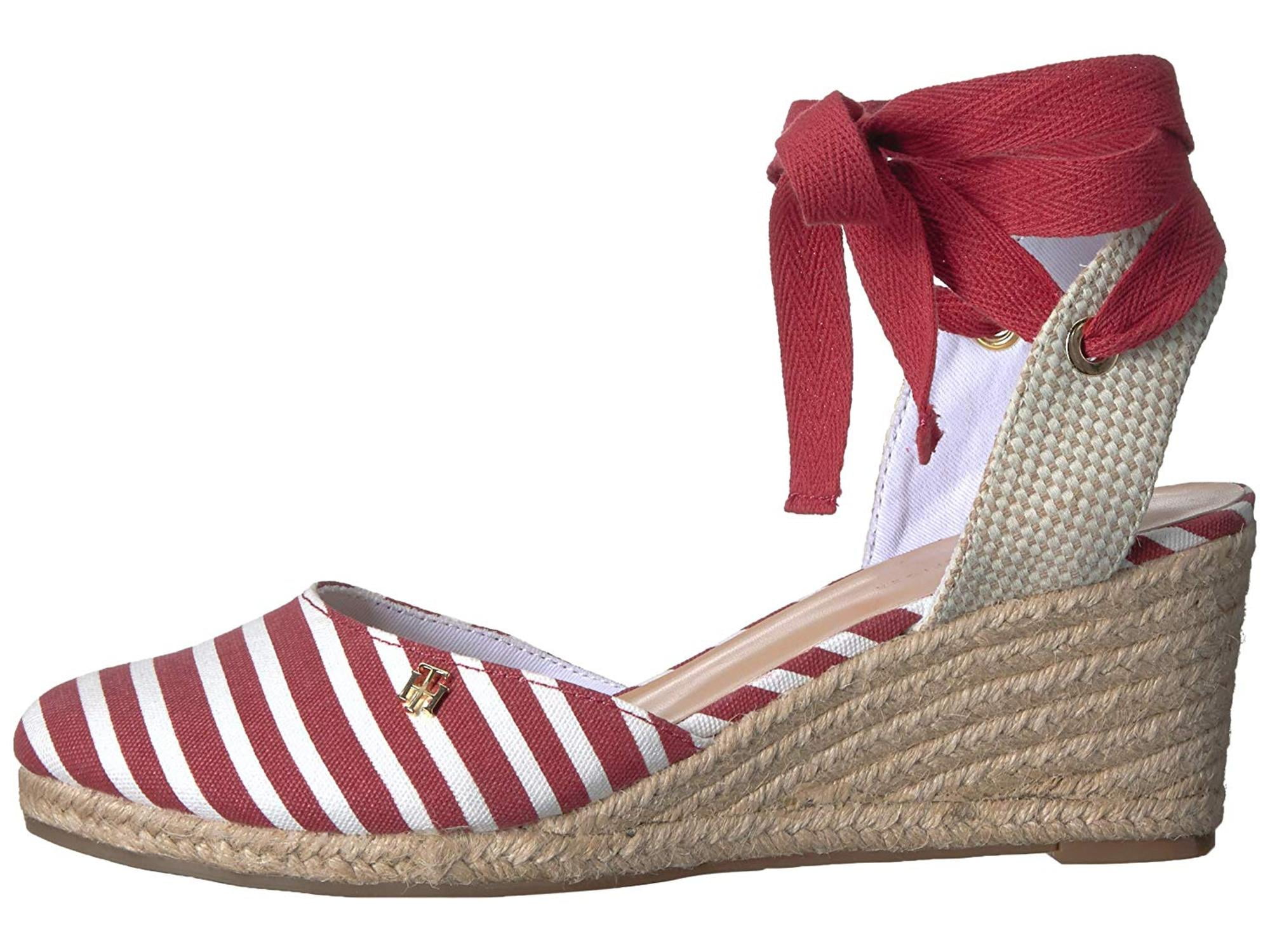 Tommy Hilfiger - Womens Tommy Hilfiger Nowell Wedge Espadrille Sandals ...