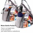 thumbnail image 4 of Bolso bandolera HULISEN de PVC transparente aprobado para estadios, impermeable, 4 of 8