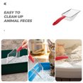 thumbnail image 2 of 1 Set Litter Scooper Reusable Red Stainless Steel for Pet Waste Cleanup and Home Use, 2 of 8