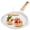 White, variant on 9.5 Inch Nonstick Crepe Pan - Ceramic Coated PFOA-Free, Ergonomic Handle, Bonus Pancake Tools, Forged Aluminum Induction Safe