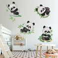 thumbnail image 2 of Panda Munching Bamboo Wall Decal, Cute Animal Wall Sticker, Removable Vinyl Decoration, Kids Room Nursery Decor, Realistic Panda Art, Easy To Apply Home Decor, 2 of 5