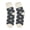 Dark Gray, variant on Eoperou 1 Pair Women Socks Fuzzy Fluffy Thickened Stretchy Super Soft Keep Warm Coral Fleece Love Heart Autumn Winter Floor Sleeping Socks for Daily Wear