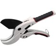 thumbnail image 1 of Cortador de tubos de PVC con trinquete para cortar tubos de PVC, herramienta para cortar tubos de polietileno Pex Od Ppr, cortador de tubos de plástico, hasta 2,5 quot; (64 mm blanco). Afortunado Sencillez, 1 of 5