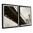 thumbnail image 2 of ArtWall Kevin Calkins "Bay Bridge and Lightpole" 2-Piece Floater Framed Canvas Set, 2 of 2