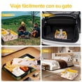 thumbnail image 2 of Caja de Arena Plegable LESUCCI Amarillo Impermeable para Gatos Medianos y Pequeños, 2 of 8