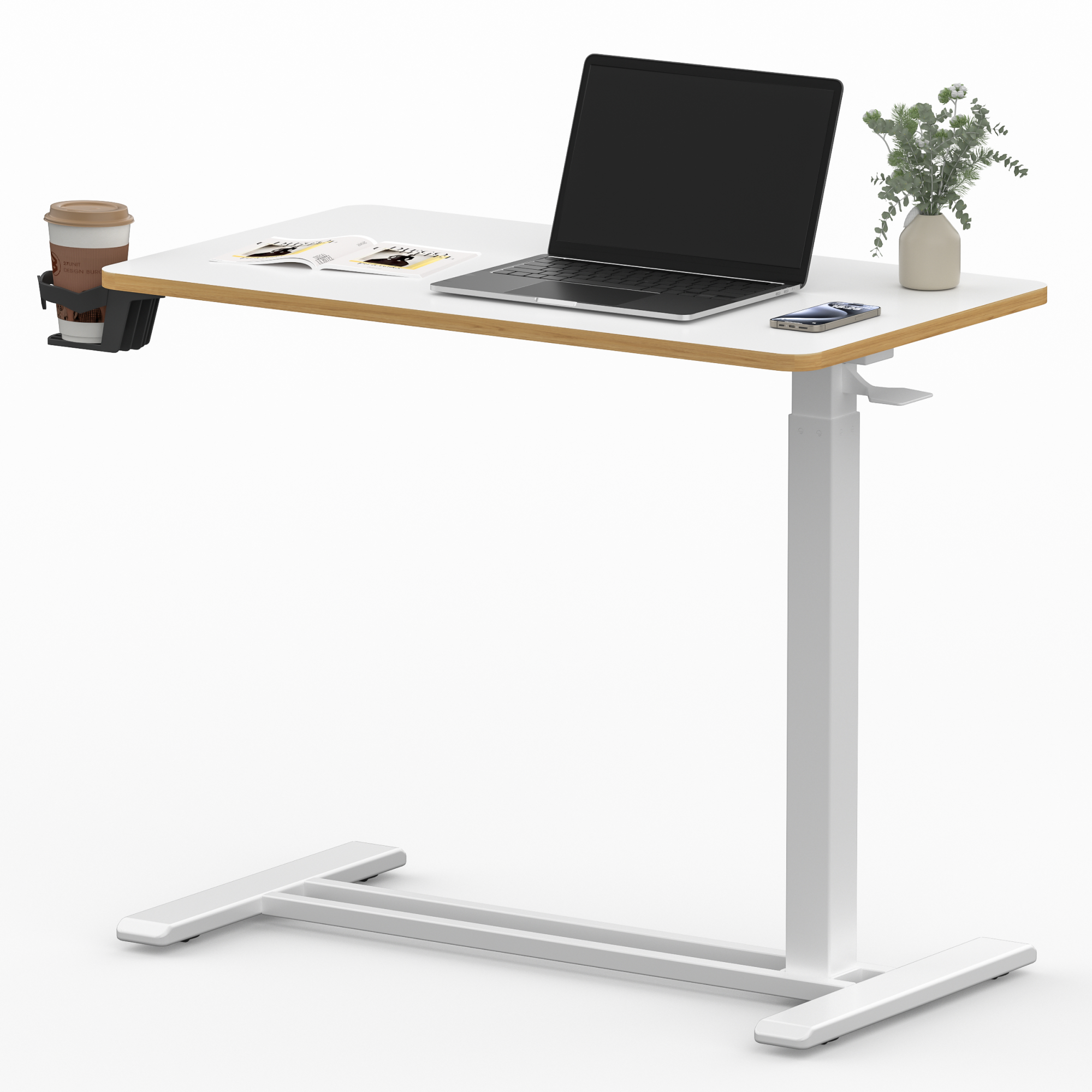 ACTIVESIT 32x18" Adjustable Overbed Table with Wheels photo 2