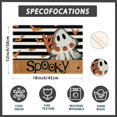 thumbnail image 5 of Stripes Spooky Boo Ghost Halloween Placemats Set of 4 Table Mats for Party Home Kitchen Dining Table Decorations 12x18 Inch, 5 of 5