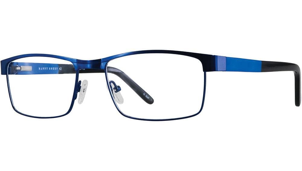 Standing Danny Frame Danny Gokey Men's DG42 Matte Blue Eyeglass Frame, Frame Size : 55-18 ...