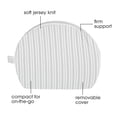 thumbnail image 2 of Almohada de embarazo Wedge Boppy Grey Stripe con funda, 2 of 7