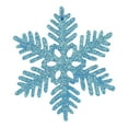 thumbnail image 2 of Christmas Light Blue Snowflake Ornaments Plastic Glitter Ornaments for Winter Christmas Tree Decorations Varies Craft Snowflakes/ Snowflake Ornament Bu2, 2 of 7
