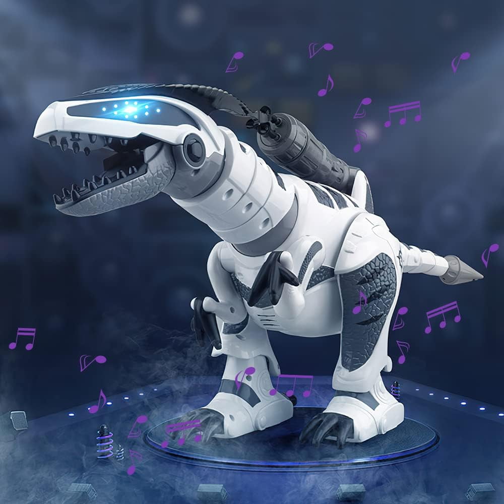 RC Robot Dinosaur Intelligent Interactive Smart Toy Electronic Remote Controller Robot Walking Dancing Singing with Fight Mode Toys