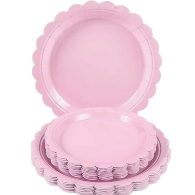 Heavy Duty Compostable Paper Plates With Lace Edge For Baking Serving And Party Events – Sturdy Leak Proof Disposable Dinnerware Eco Friendly Versatile All Purpose Extra Strong