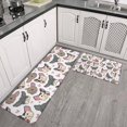 thumbnail image 2 of Bulldog Dog and Love Heart Kitchen Rugs Sets Of 2,Anti Fatigue Kitchen Mat Rugs Non Slip Washable,Decorative Kitchen Floor Mats for Kitchen,Sink,Laundry,17"x30"+17"x47", 2 of 7