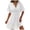 White, variant on Conairie Womens Swimsuit Coverup Short Sleeve Loose Mesh Bathing Suits Cover Ups V Neck Summer Beach Midi Dress Vacation Outfits Black L