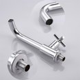 thumbnail image 4 of Kitchen Sink Faucet Wall Mount Wash Basin Faucet Outdoor Garden Spout Mop Pool Tap Bathroom Wall Mounted Single Cold Faucet, 4 of 10