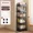 black -5 layers-A, variant on NewMultifunctional Storage Cart with Open Shelves Living Space Book Display Suitable for Kitchen Bedroom Storage Decor Organizer