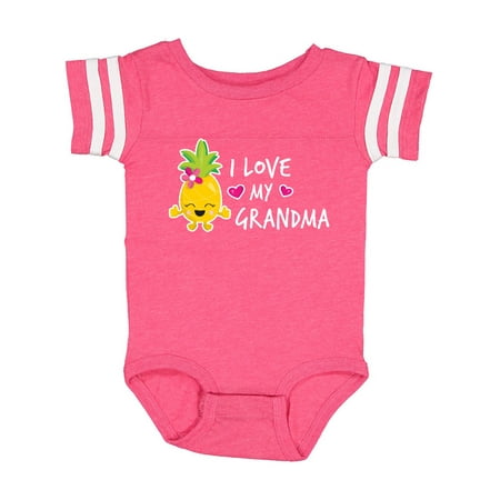 

Inktastic I Love My Grandma with Pineapple Gift Baby Girl Bodysuit
