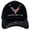 Black, variant on Men's Chevy Corvette C8 Logo Cap Adjustable Stiched Hat