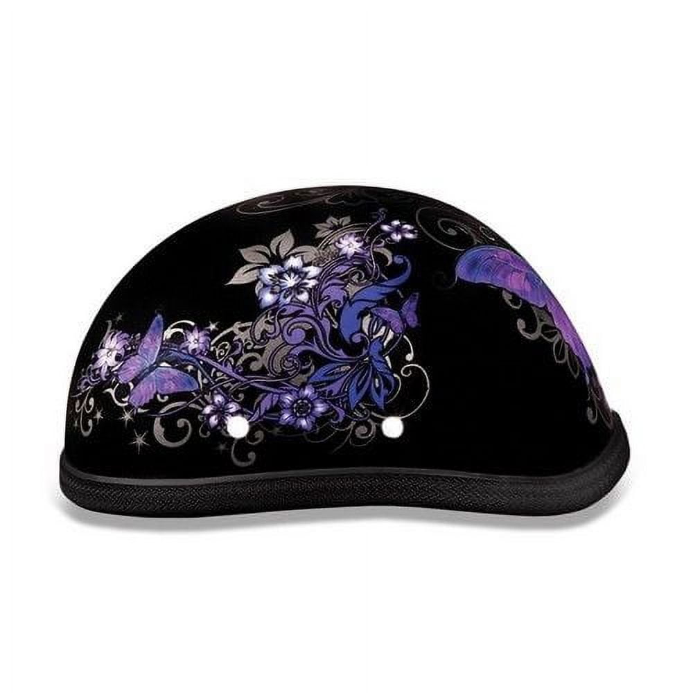 DAYTONA Novelty Skull Cap 1/2 Half Motorcycle Helmet 35 Styles NON DOT XS-XXL