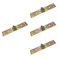 thumbnail image 1 of DOLITY 4Pcs Folding Hinges Edge Hinges for Computer Desk Butler Tray Doors 16.2x3.1cm, 1 of 9