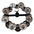 thumbnail image 1 of Tambourin de Percussion Portable avec Rangée Batterie en Alliage Jiggles Musical J7L6, 1 of 9