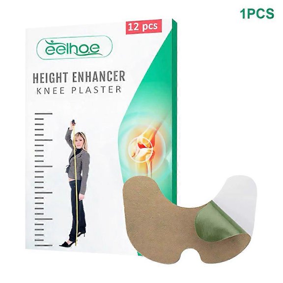 12pcs Growth Maxim Height Enhancer Knee Plaster, Children Height Enhancer Knee Plaster, Height Growth Care Herbal Stickers