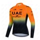 thumbnail image 3 of 2024 Jersey de ciclismo del equipo de los Emiratos Árabes Unidos para hombre, nueva camiseta de ciclismo de manga larga para primavera y otoño, camisetas para bicicleta de montaña, ropa transpirable p, 3 of 5