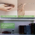 thumbnail image 5 of Motion Sensor Led Strip, 120led Closet Light, 2m Night Light, Motion Sensor Led Strip, 6500k Cool White For Closet, Under, Wardrobe, Bed, 5 of 5