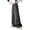 Black, variant on Girls' Casual Denim Pants Loose Fit Elastic Waist Fashion Wide Leg Jeans for Little and Girls Daily Wear, Size 10-12 Years, Black