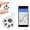 Grey, variant on GPS Tracker Portable Mini Cat Dog Pet Tracking For Child Bluetooth 5.0 Mobile Key Finder, Mini Paw-Shaped Item Locator for Cats Dogs Keys Bags