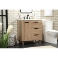 thumbnail image 2 of 30 inch single bathroom vanity in natural oak, 2 of 8