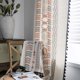 thumbnail image 2 of Cortinas en blanco y negro Cortinas bohemias de granja para sala de estar Paneles de cortina de ventana semiopacos de lino de algodón geométrico con bolsillo de barra de borla Cortinas bohemias para TUNC Sencillez, 2 of 5